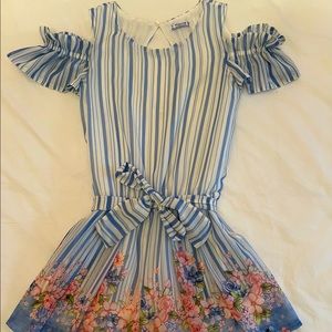 ⭐️Mayoral girl’s floral romper/jumpsuit Age 8